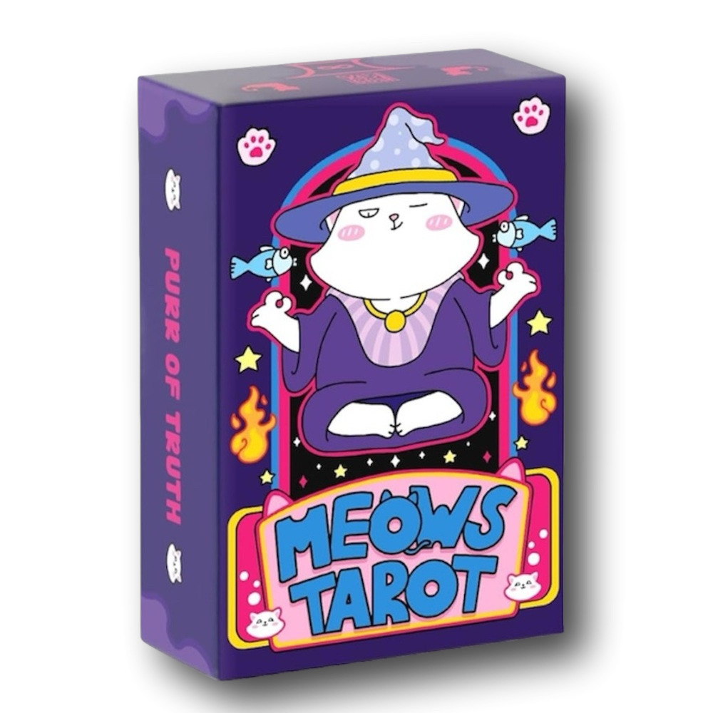 Meows Tarot Card Deck with Guidebook - NWT